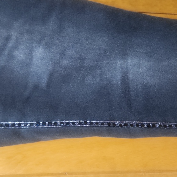 Jennifer Lopez Black/Gray Skinny Jeans/Jeggings Women's Size 10, GUC - Picture 2 of 6